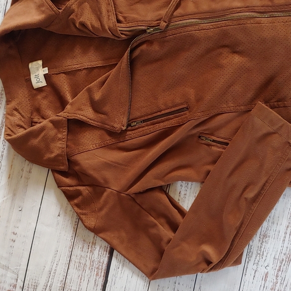 JOLT SUEDE MOTO JACKET - Picture 2 of 11
